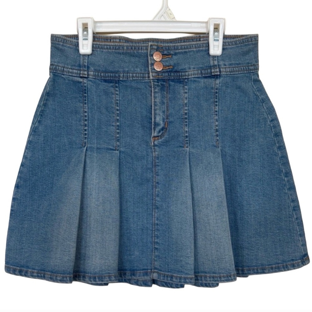 Abercrombie Kids Blue Skater Skirt